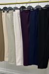 Normal Paça Krep Pantolon Lacivert