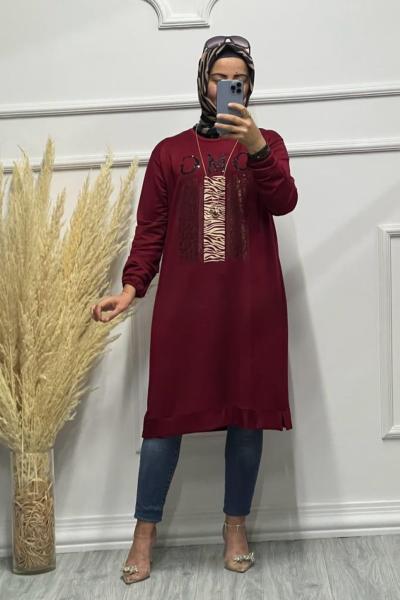OMG TUNİK Bordo