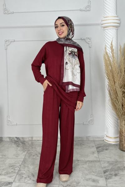 Özden Örme Takım Bordo