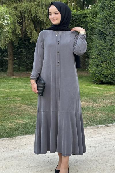 Özge Elbise  Gri