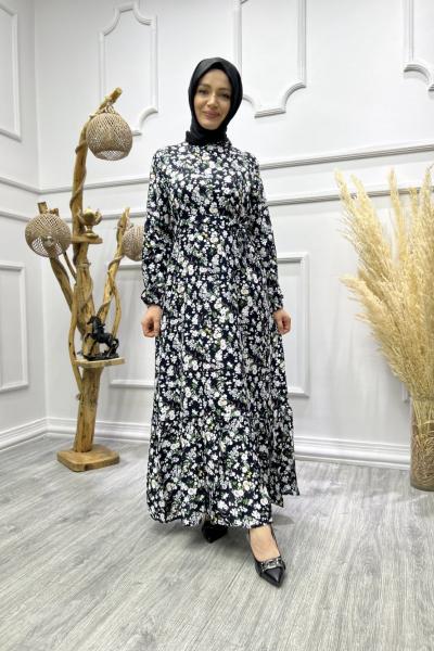 Papatya Elbise Yeşil