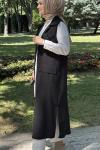 Sahra Yelek Siyah