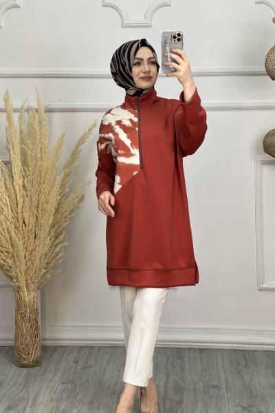 Selen Tunik Kırmızı