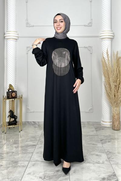 Selma Abiye Elbise  Siyah