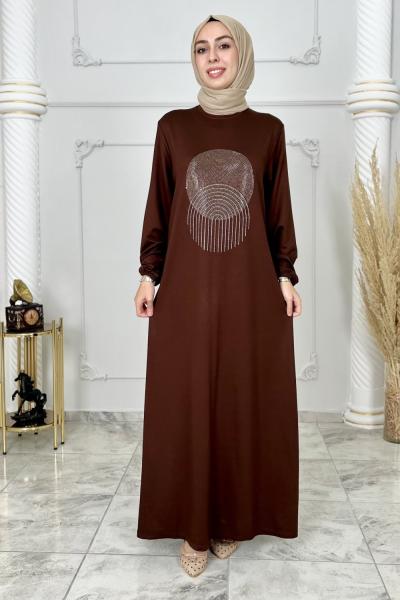 Selma Abiye Elbise  Acı Kahve