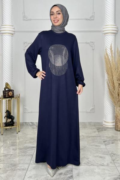 Selma Abiye Elbise  Lacivert
