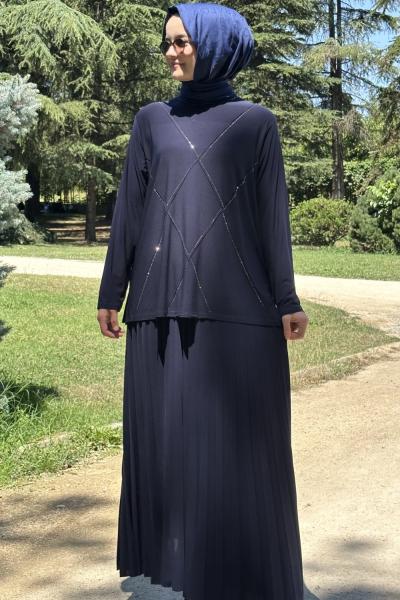 Sevgi Takım Lacivert