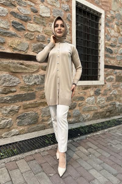 Tuana Tunik Hırka  Bej