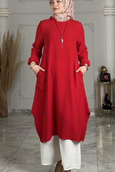 Tunik Takım Kırmızı