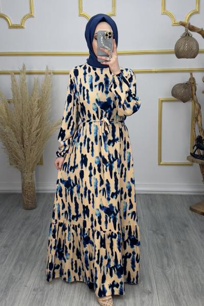 Yağmur Elbise  Mavi