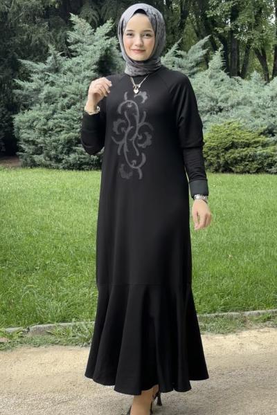 Yasemin Elbise Siyah