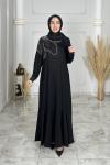 Yıldız Elbise  Siyah
