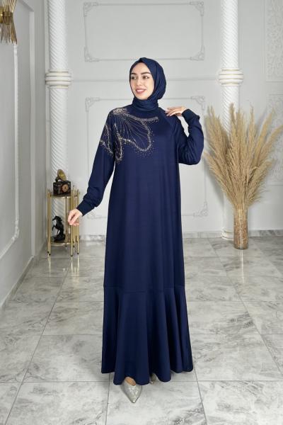 Yıldız Elbise Lacivert