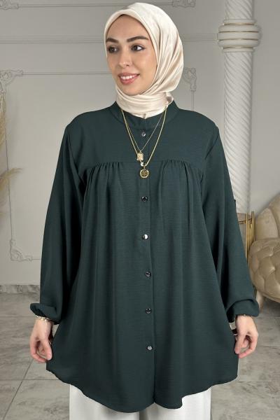 Zehra Tunik Koyu Yeşil