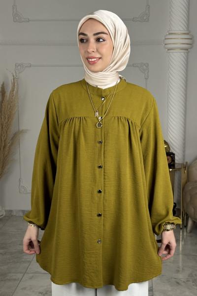 Zehra Tunik Yağ Yeşili