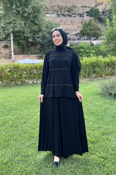 Zeynep Taşlı Takım Siyah