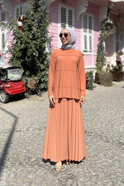 Zeynep Taşlı Takım  Turuncu