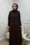 Afra Elbise Kahverengi