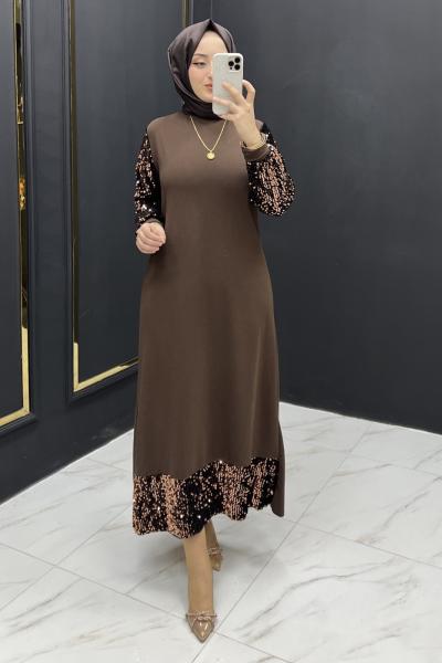 Cemre Elbise Kahverengi
