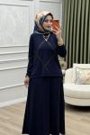 Irmak Etek Takım Lacivert