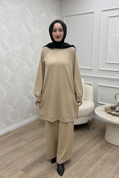 Meral Takım Bej