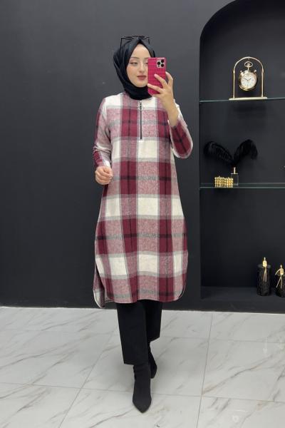 Nevra Oduncu Tunik Bordo