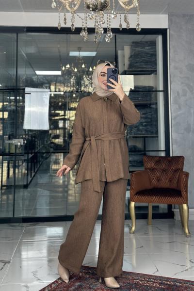 Aksev Takım Kahverengi