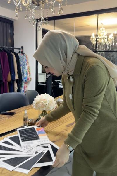 Alara Örme Takım-Yağ Yeşili