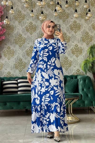 Asena Elbise Saks Mavisi