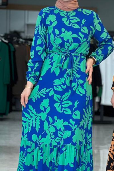 Asena Elbise Turkuaz