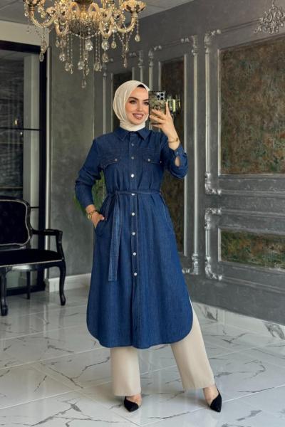 Atlas Tunik Koyu mavi