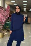 Aysel Pantolon Takım-Lacivert