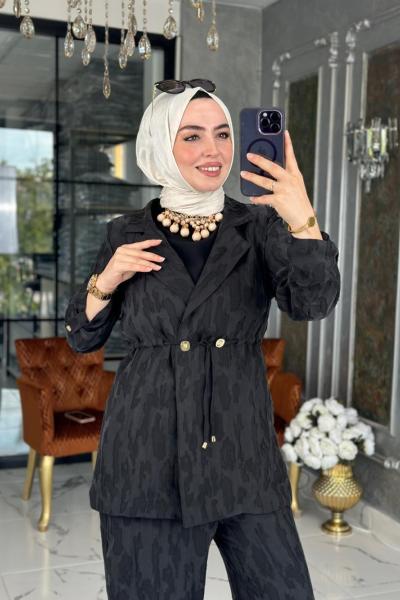 Cupra Ceket Takım-Siyah