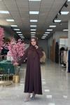 Dubai Abaya-Kahverengi