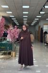 Dubai Abaya-Kahverengi