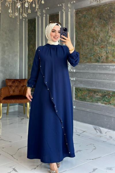 Duru Elbise Lacivert