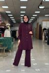 Elisa Pantolon Takım-Bordo