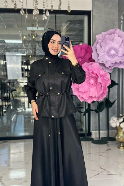 Emel Etek Takım-Siyah