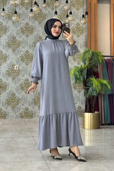 Firuze Elbise Gri