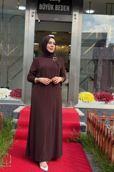 İlda Elbise Kahverengi