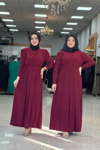 Liva Elbise Bordo
