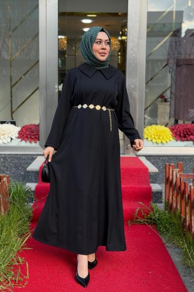 Manolya Elbise Siyah