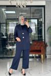 Modern Ceket Takım Lacivert