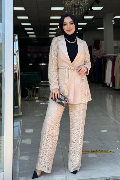 Rana Tasarım Takım Bej