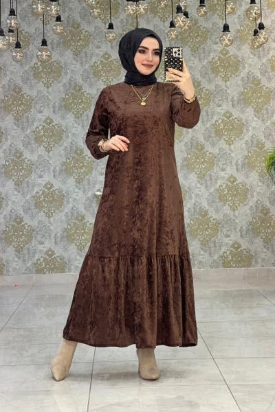 Seren Elbise Kahverengi