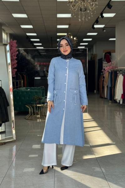 Setenay İkili Takım Bebe Mavisi