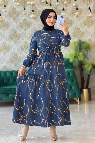 Şeyma Elbise İndigo