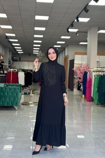 Sezon Elbise Siyah