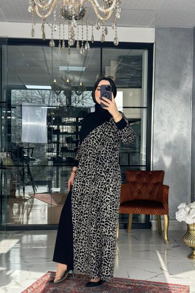 Silay Elbise-A.kahve