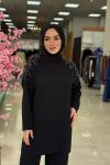 Yaprak Panolon Takım-Siyah
